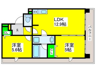 プレステージ11番館の物件間取画像